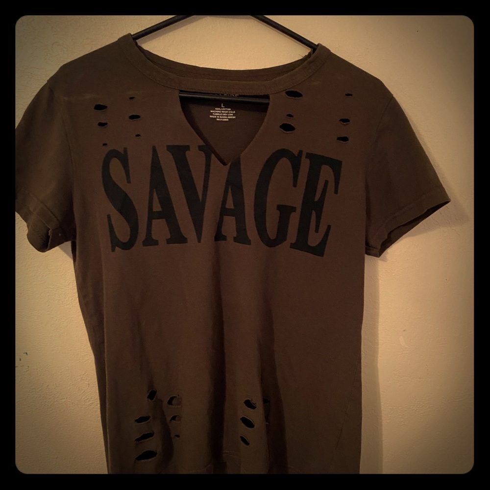 On Fire "SAVAGE" shirt